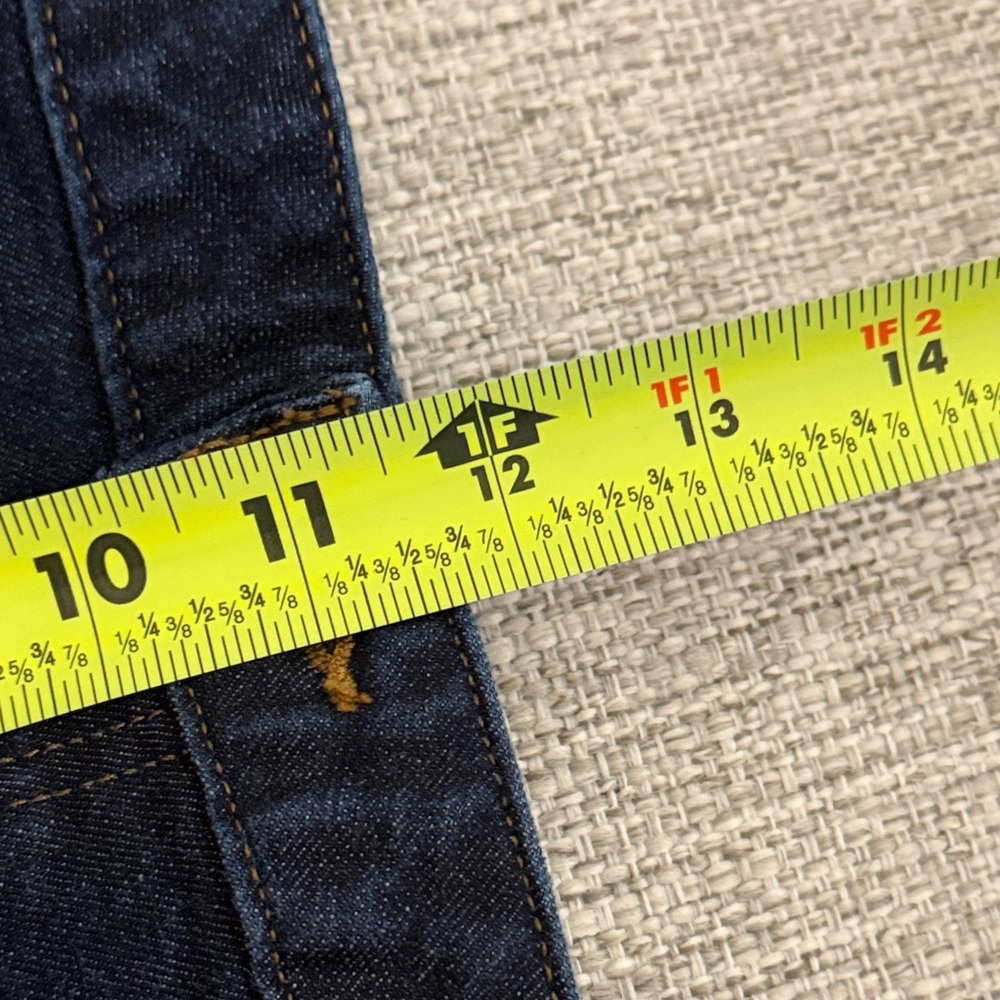 Liz Claiborne Dark Wash Slim Straight Ankle Jeans 20WP Hepburn - Picture 9 of 14